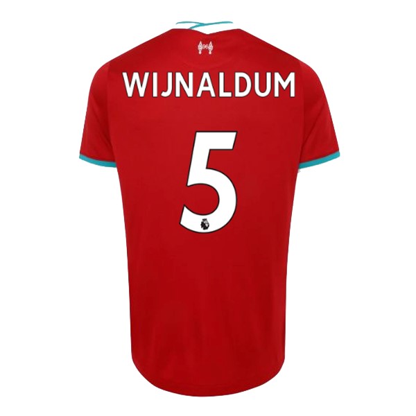 Maglia Liverpool NO.5 Wijnaldum Prima 20/21 Rosso